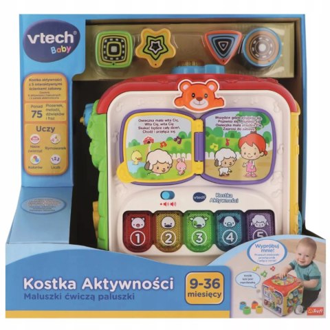 Kostka Aktywności Interaktywna Edukacyjna 9m+ Vtech Trefl