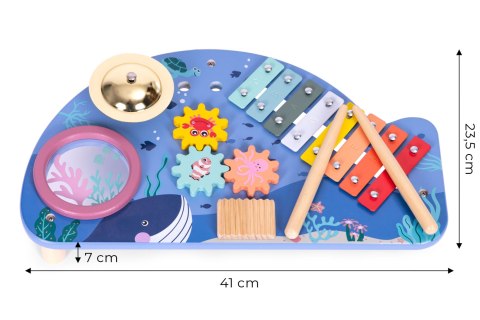 Drewniany Stolik z Instrumentami dla Dzieci - ECOTOYS