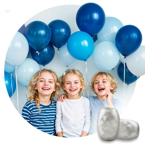 Zestaw Imprezowy Butla Z Helem Ricokids 0,20 m³ + 30 Balonów + Wstążka 40 m