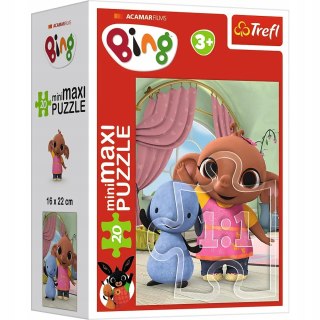 Puzzle 20 miniMAXI Bing 20 elementów przyjaciele binga 3+ Trefl 21129