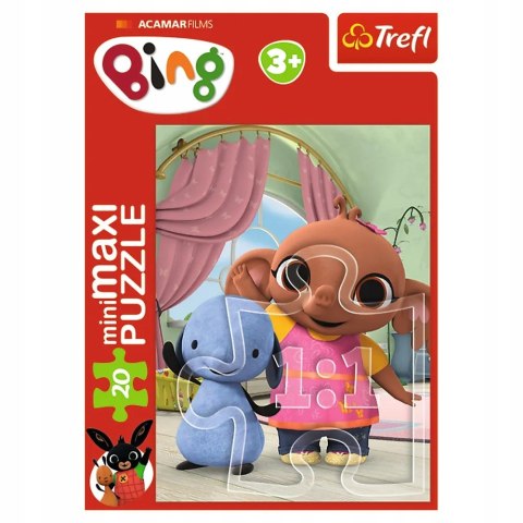 Puzzle 20 miniMAXI Bing 20 elementów przyjaciele binga 3+ Trefl 21129