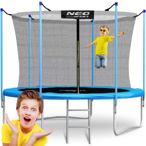 Trampolina Ogrodowa 10ft/312 cm z Siatką i Drabinką – Neo-Sport