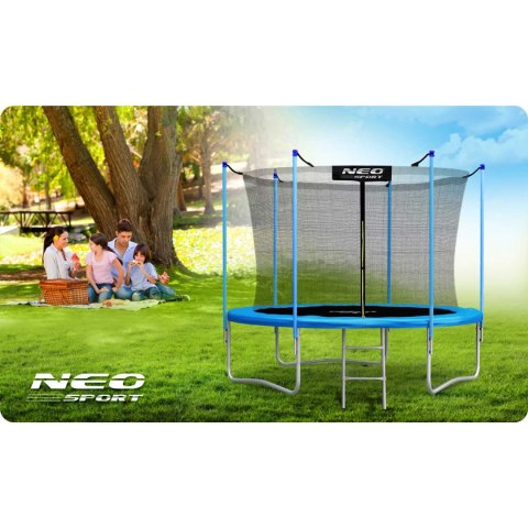 Trampolina Ogrodowa 10ft/312 cm z Siatką i Drabinką – Neo-Sport