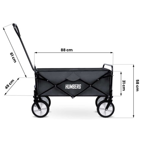 Wózek transportowy, składany 80L Humberg HM-511