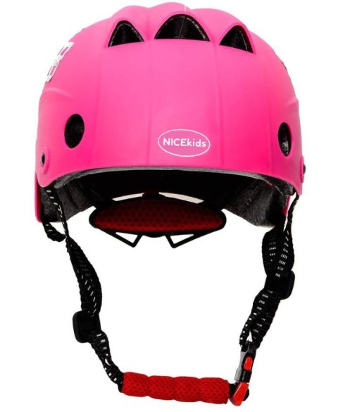 Kask Ochronny NICEkids regulowany 50-56 cm różowy