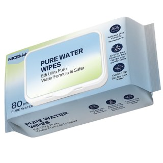 Chusteczki Nawilżane NICEkids Pure Water 99,9% Wody Zestaw 480 szt