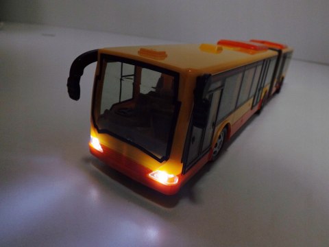 DUŻY AUTOBUS PRZEGUBOWY ZDALNIE STEROWANY 44cm676A