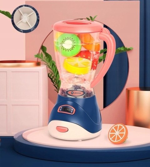 Blender dla dzieci na baterie – zabawkowy robot kuchenny z dźwiękami i światłami