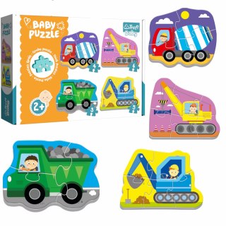 Puzzle Baby pojazdy na budowie Trefl 36072