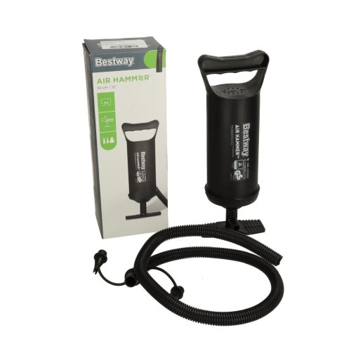 Pompka ręczna tłokowa do materaca pontonu piłki 30cm BESTWAY 62002