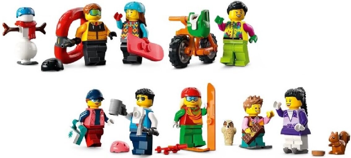 LEGO City Centrum narciarskie i wspinaczkowe 60366 dziecko kreatywność zabawa nauka rozwój klocki figurki minifigurki jakość tradycja konstrukcja nauka wyobraźnia role jakość bezpieczeństwo wyobraźnia budowanie pasja hobby funkcje instrukcja aplikacja LEGO Builder