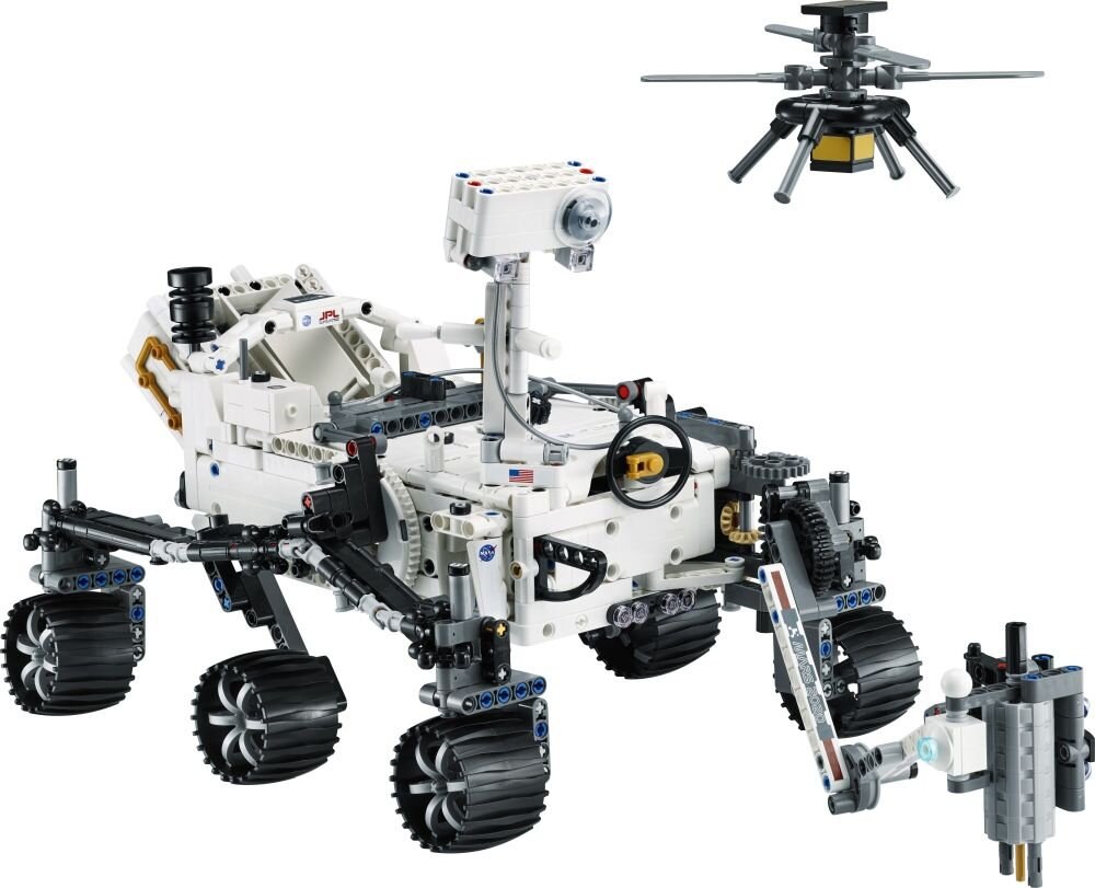 LEGO Technic NASA Mars Rover Perseverance 42158 klocki elementy zabawa łączenie figurki akcesoria figurka zestaw