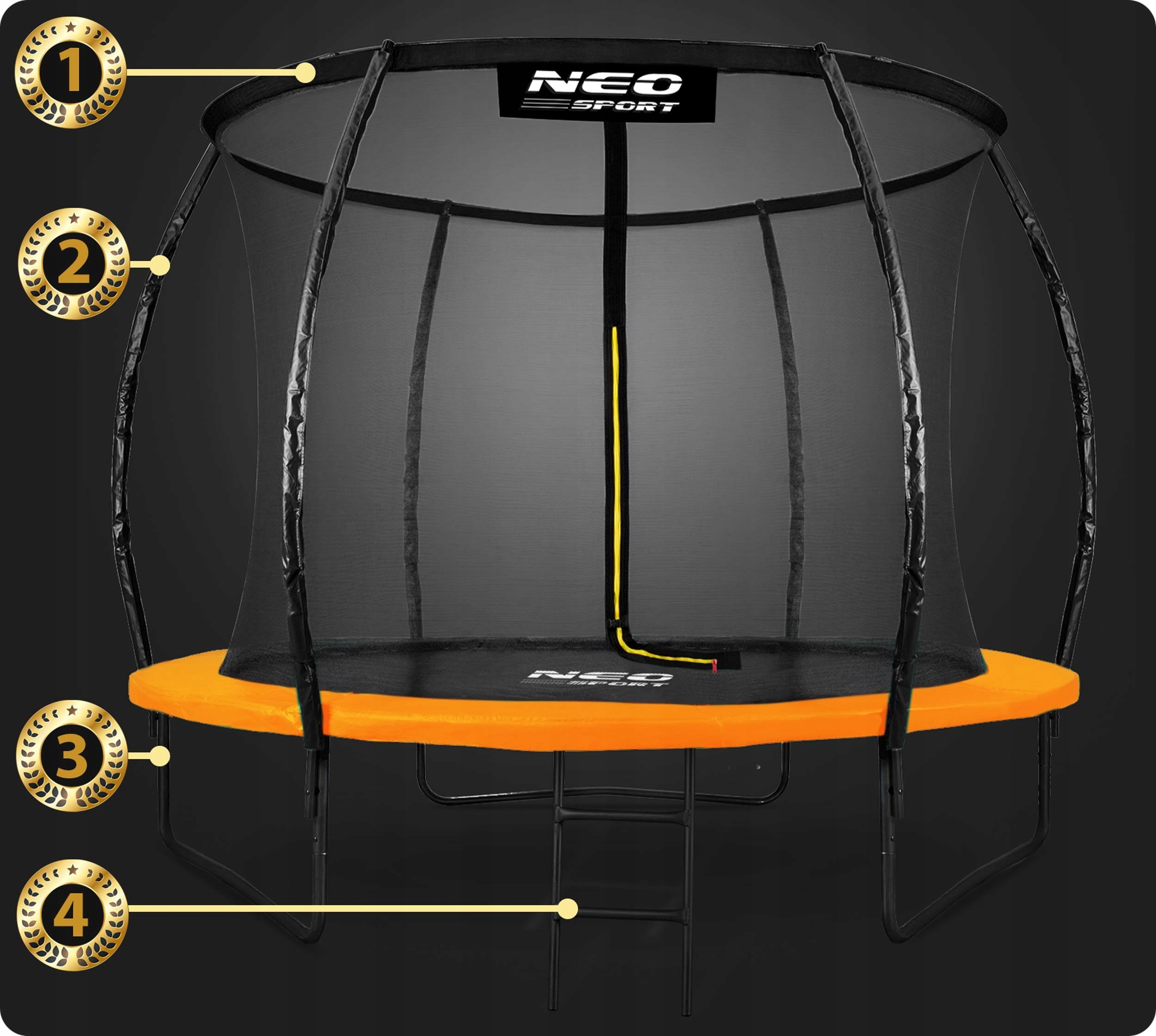 TRAMPOLINA OGRODOWA DLA DZIECI 252cm 8ft NEOSPORT Marka Neo-Sport