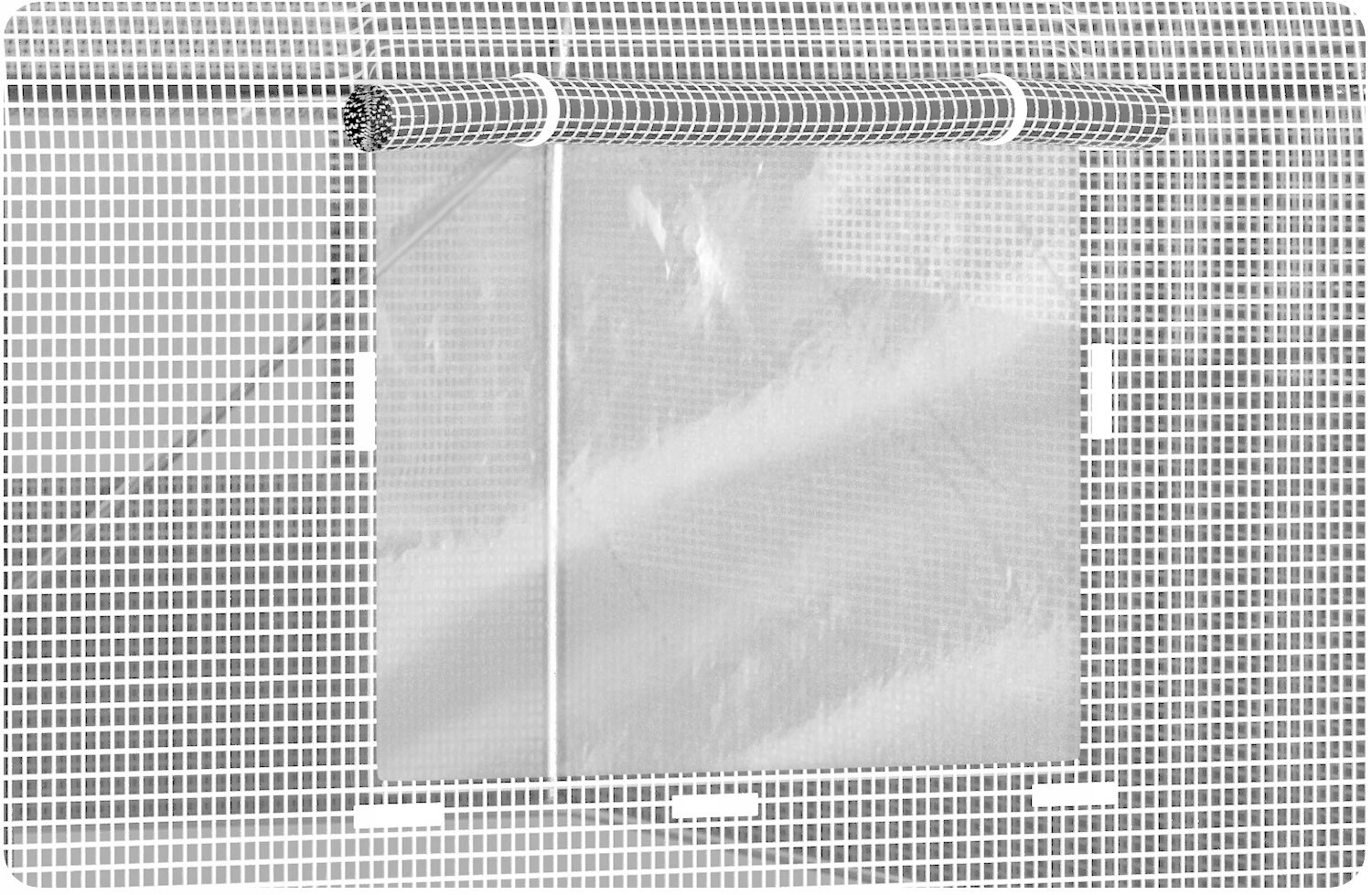 TUNEL FOLIOWY OGRODOWY SZKLARNIA 2,5x4m FOLIA 10m2 PROFIL 25 x 0,7 mm Długość 400 cm